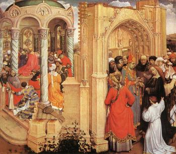 Robert Campin : The Marriage of Mary
